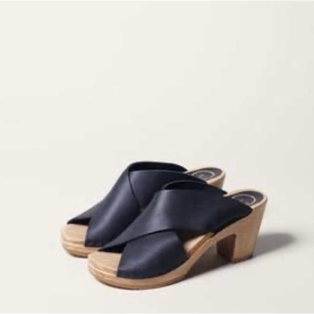 No. 6 Frida Crossover Clog High Heel